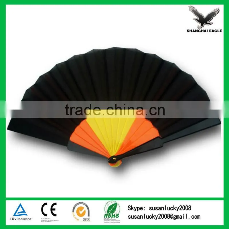 Foldable advertising plastic hand fan (directly from factory)