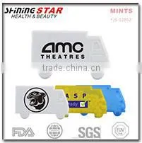 new design pepper Mints 170 pcs made by mark tin box up open