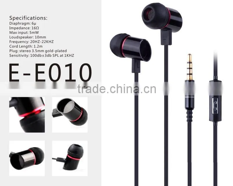 rope cord micro headphone earphone speaker driver