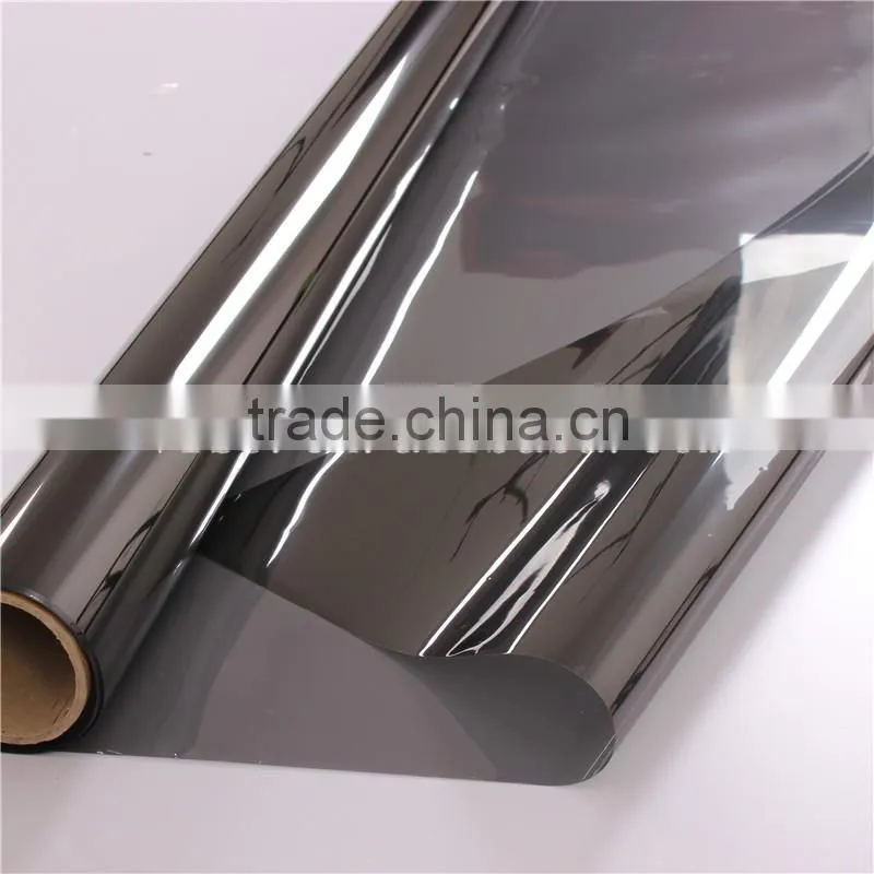 Removable with Glue Static Electricity Decoration Gray Color Glass Window Film