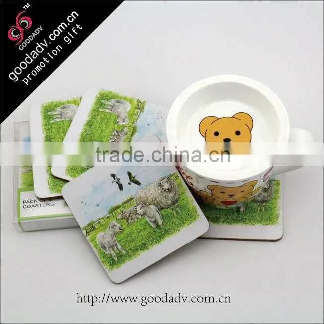 Wholesale Most popular products custom printed cheap drink coasters with logo