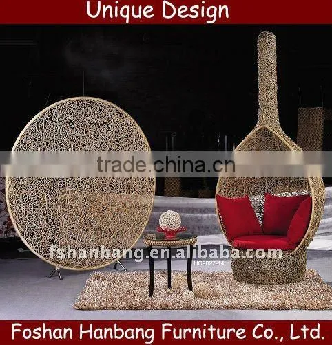 Wicker Rattan Swivel Chair
