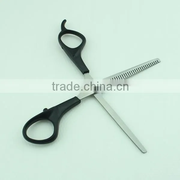 Professional Hair Cut Salon Stainless Steel Single Teeth Blade Barber Scissors
