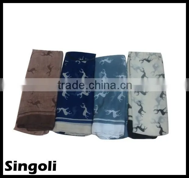 Trendy 2014 fashionable ladies cotton scarf