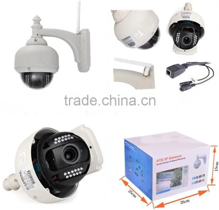 Outdoor Waterproof/Weatherproof Varifocal IR Small Night Vision PTZ IP Security Camera WIFI 11