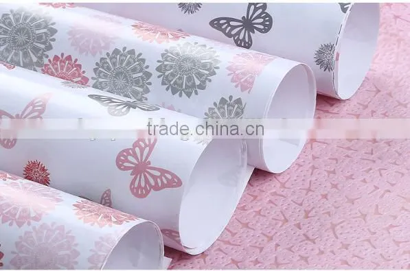 Custom printed flat sheet gift wrapping paper