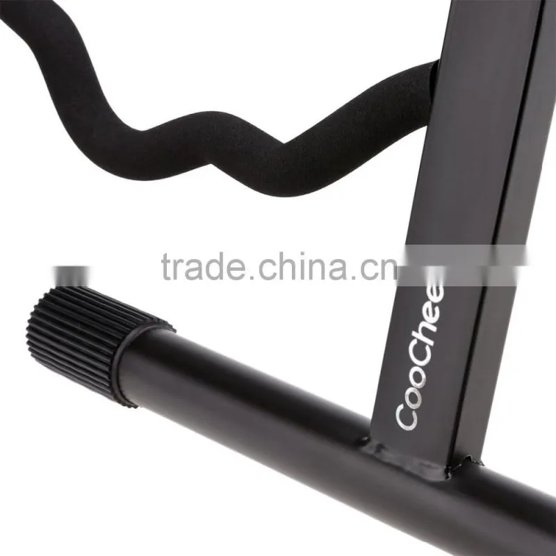 CooCheer Folding Heavy Duty Metal Universal Guitar Stand for Classical/Electric/Acoustic/Bass Guitars AM002526