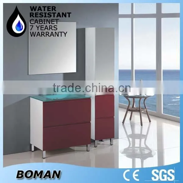 2015 design wall mounted mini bathroom vanity cabinet
