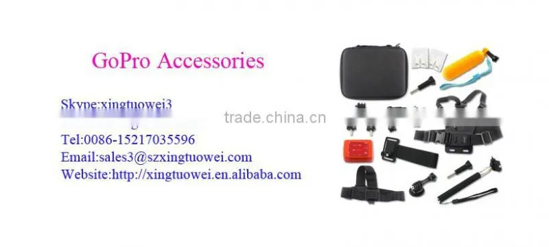 360-degree Rotation Clip & Screw for GoPro Hero 2/3/3+/4/4 Session