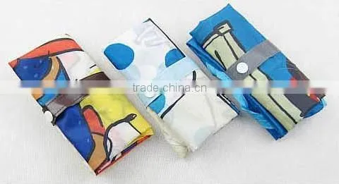 Foldable Polyester promotional shopping bag