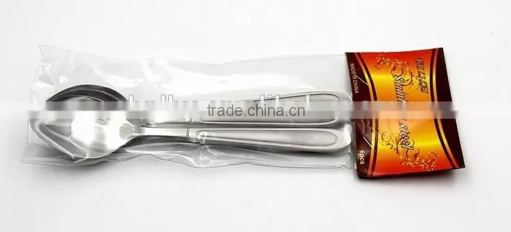 Modern stainless steel cocktail spoon in the bar