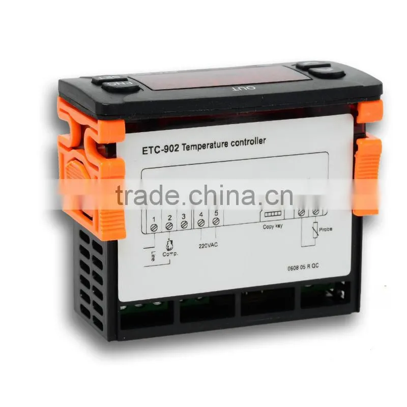 230V NTC Cold Storage ETC-902 C F Temp Thermostat Temperature Controller