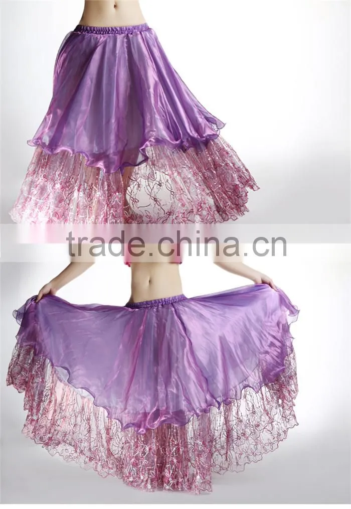 Fashional New Design belly dance costumes in performance skirt for Children (RT011)