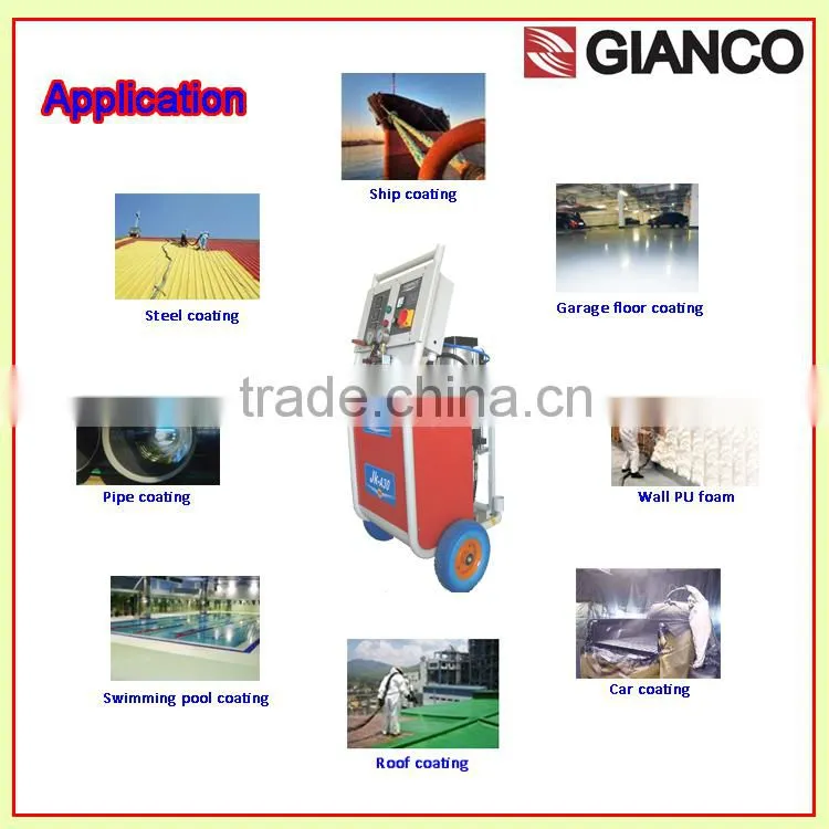 2016 High Pressure Pool Polyurea Spray Equipment