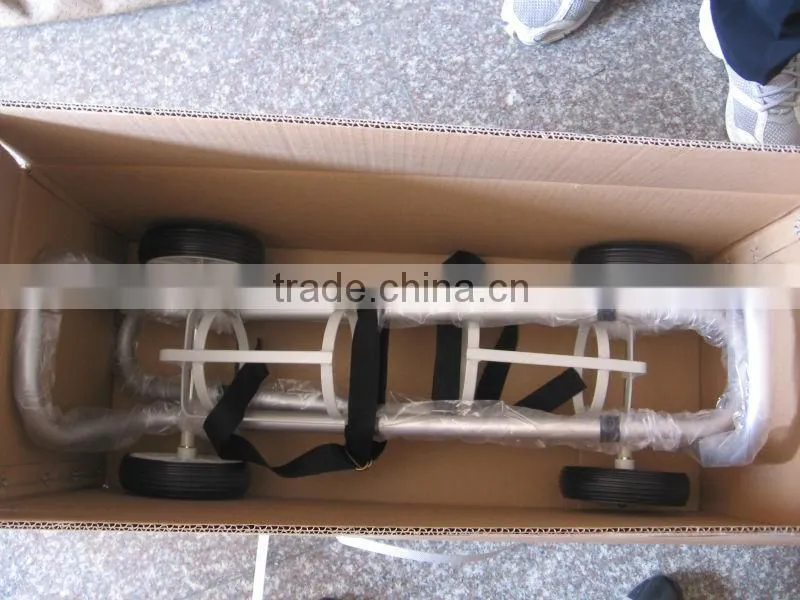 D.E SIZE cylinder trolley/gas tanks trolley /oxygen cylinder carts
