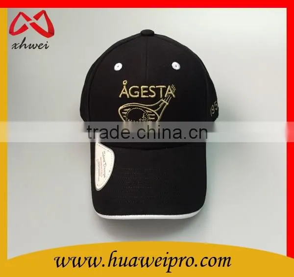 Manufacturer China Cheap Golf Sports Cap High Quality OEM Design Golf Cap