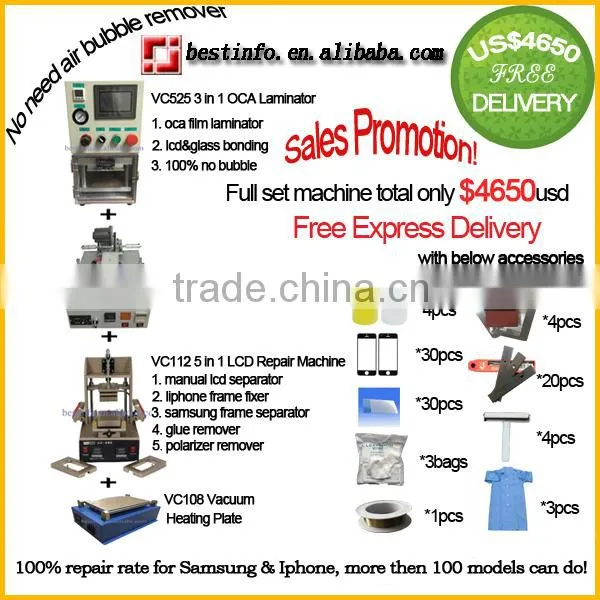 Summer sales promotion-Full set machine for mobile phone repair OCA/LCD Bonding