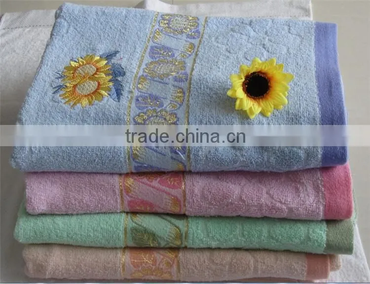 Design your own embroidery bath towel towels STY-825
