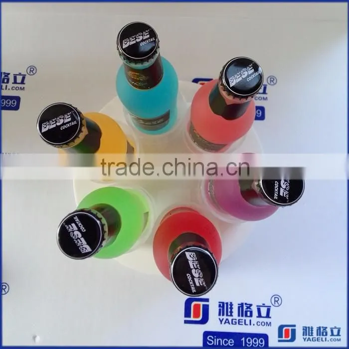 clear acrylic customized acrylic beer holder acrylic wine holder high quality for pub