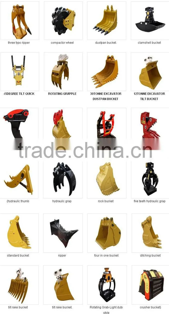 excavator hydraulic mud bucket, excavator tilting mud bucket