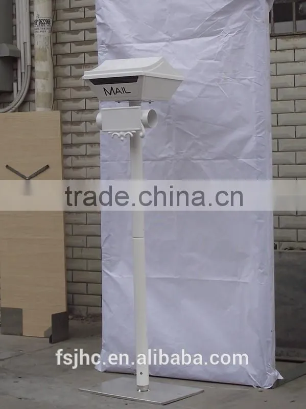 Foshan JHC-1024B Post Mounted Aluminum Mailbox/Durable Decorative Letterbox/Outdoor Lockable Standing Postbox For Garden