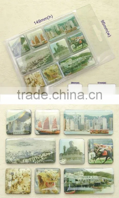 Color printing,4.5mm thickness,plastic case ,epoxy fridge magnet; Safty/economical/educational, popular product