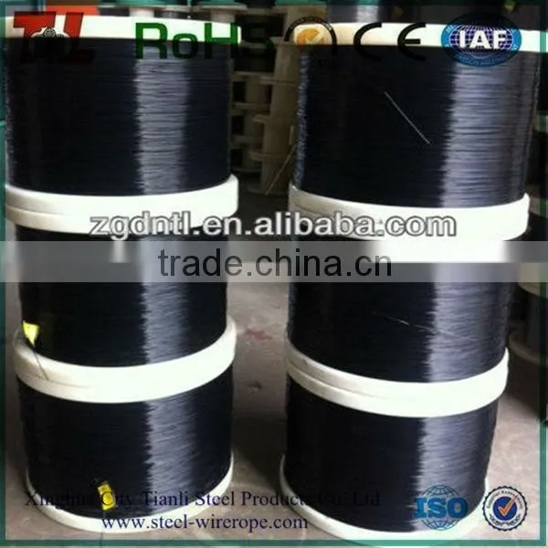 High Quality Black Nylon Wire Rope/ Nylon coated wire rope