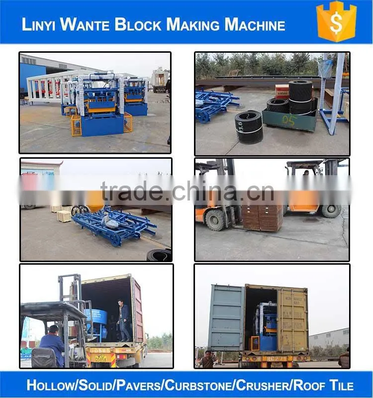 2015 Linyi Wante QT4-24 brick block making machine