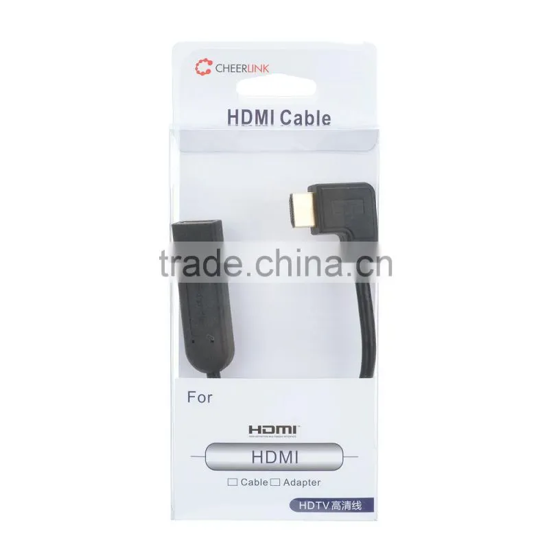 CHEERLINK Female to Male 1080P HDMI Extender / Repeater - Black + Golden