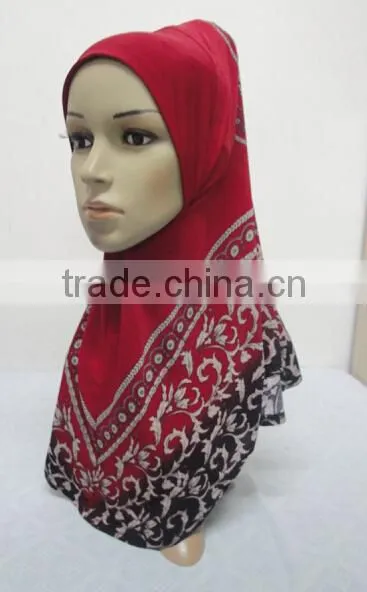 H294 latest muslim hijab with beautiful prints,muslim scarf