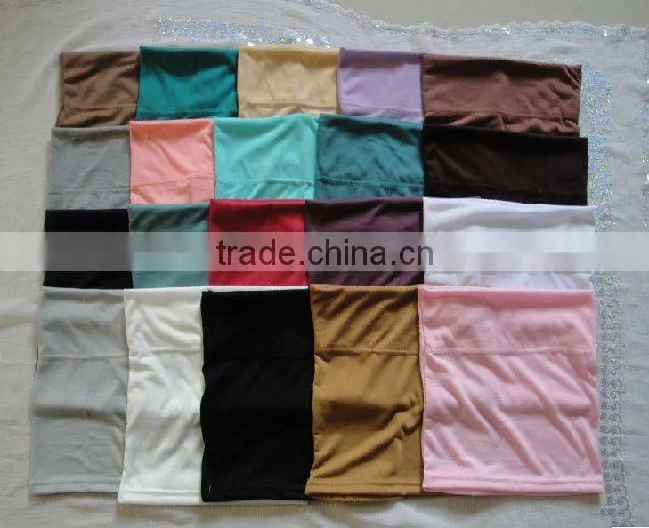 C001 plain tube underscarf,cotton underscarf and hats