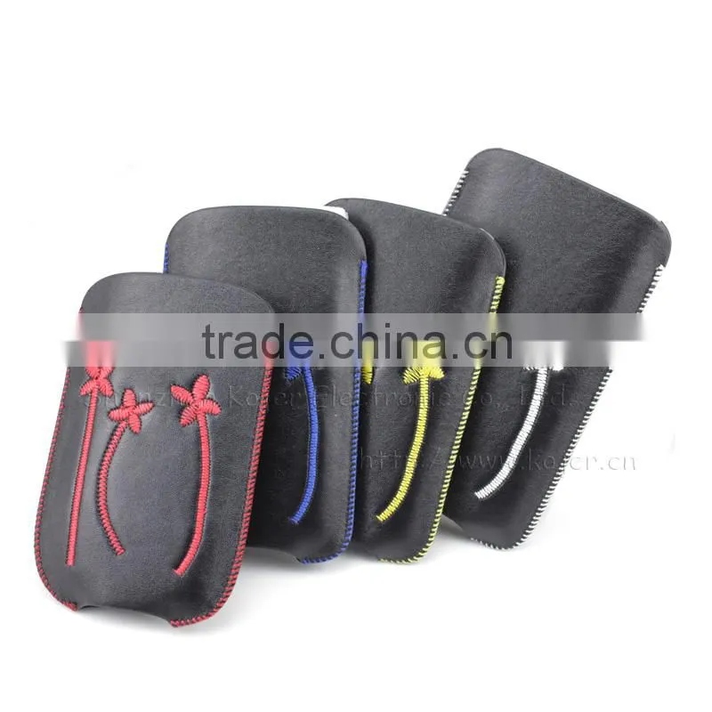 Multipurpose Colorful mobile wallet leather case For For Iphone5 Leather Case