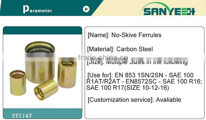 Sanye Hard Steel Pipe Fitting / Quick Pipe Connector