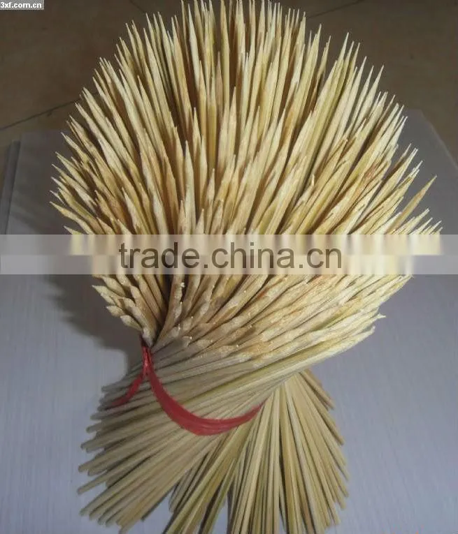 bamboo skewer much better than plastic skewers