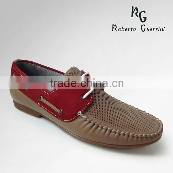 new style lace up genuine leather casual shoes