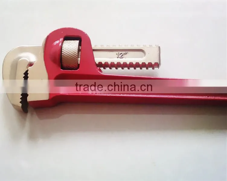 anti-spark hand tools aluminum bronze pipe wrench