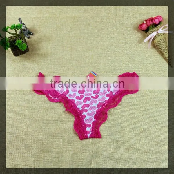 Transparent Ladies Underwear Butterfly Accent Lace Japanese Girl Sexy Panty