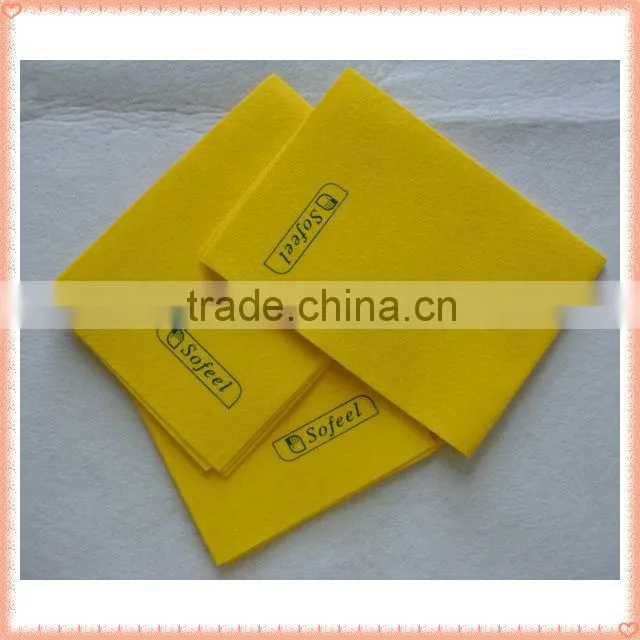 Chocolate color super absorbent nonwoven car wash cloth (Needle Punched Nonwoven Fabric)