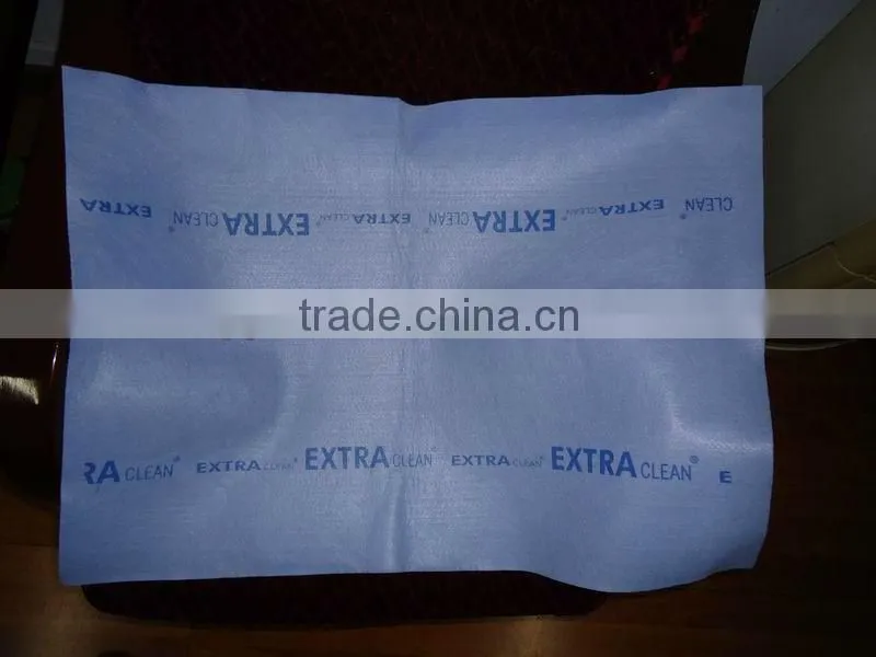 Germany needle punched non-woven cleaning cloth with logo