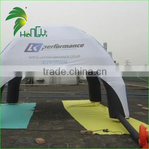13*13ft inflatable oxford cloth lawn blue dome tent for advertising