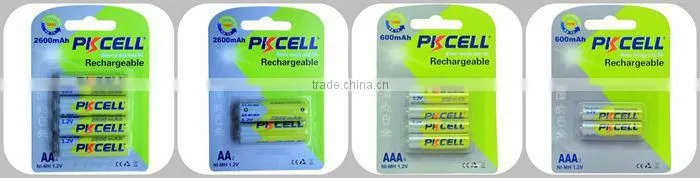 High quality ni-mh battery 2600mah aa rechargeable batteries from Shenzhen Supplier