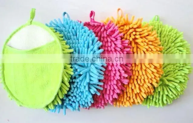 microfiber cleaning mitt