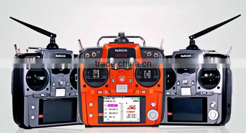 Radiolink AT10 2.4G 10 ch remote controller for helicopter airplane boat car