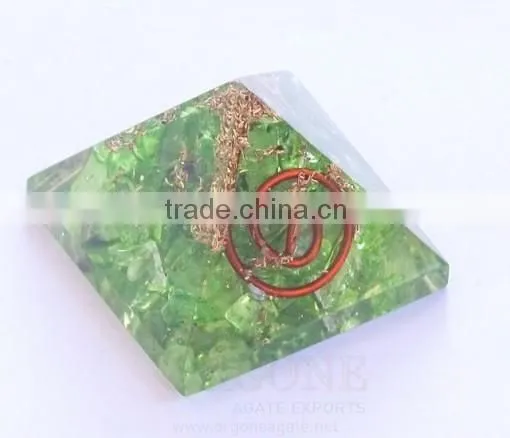 Orgone Green Energy Oval : Wholesale Orgonite Chakra Oval
