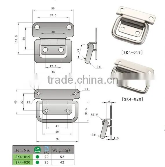 wholeselling SK4-019 folding pull handle