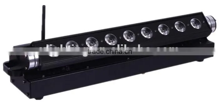 Wireless DMX512 led bar 9*15w RGBWA 5in1 Led Bar