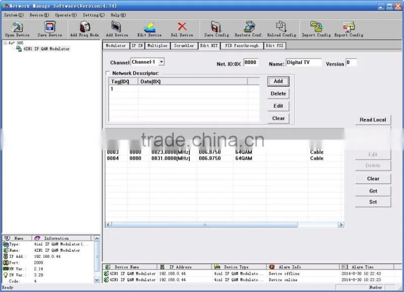 SC-4154 dvb ip qam modulator