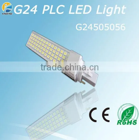 High lumen G24 E27 10W 2835SMD 3000K 6000K 85-265VAC aluminum LED light