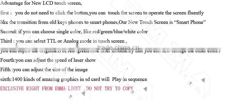 5 watt RGB ILDA Animation Laser 5000mw RGB ILDA cartoon Laser