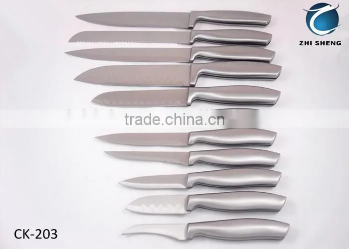11PCS Stainless steel kitchen knife set